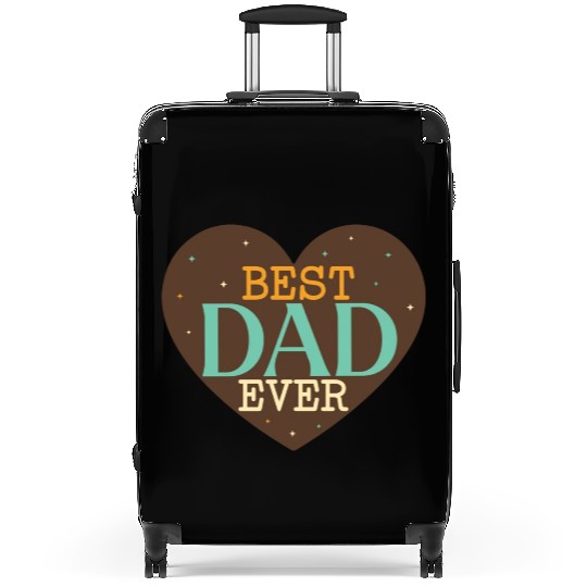 best dad ever Suitcases