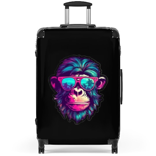 Miami Sunglass Monkey - Embrace the Sun Suitcases