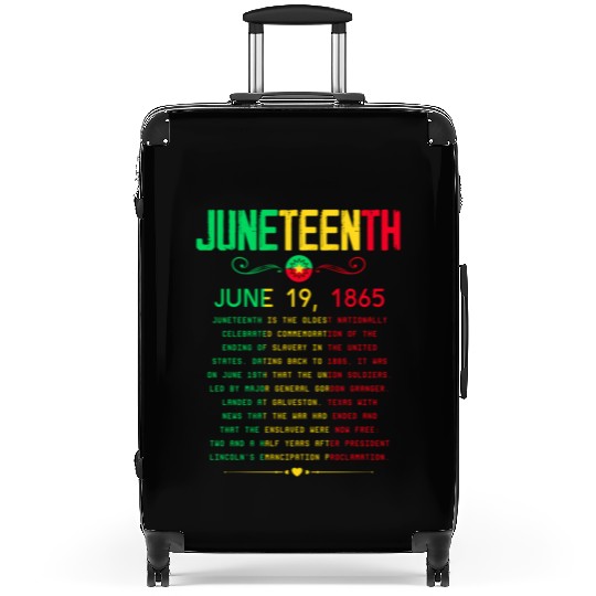 Juneteenth 1865 Juneteenth African American June 1 Suitcases