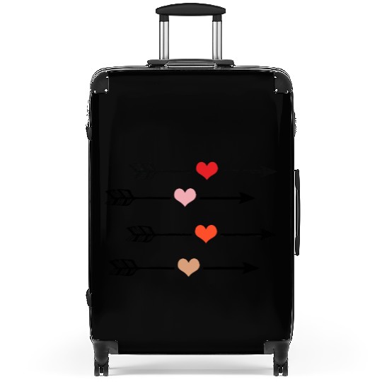 Valentine s Day Cupid Arrow Hearts Suitcases