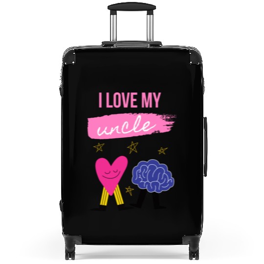 I Love My Uncle s Brain Suitcases