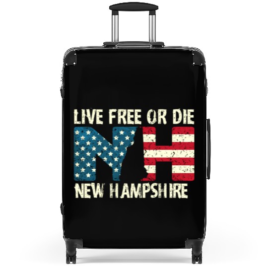 New Hampshire Patriotic Live Free Or Die Product Suitcases