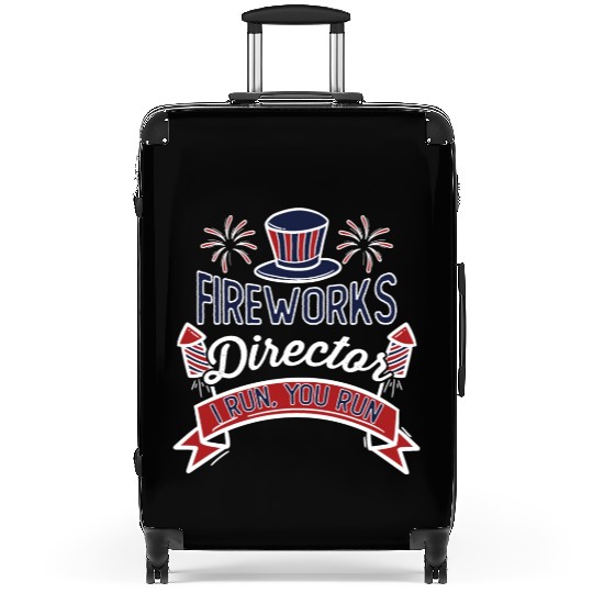 Fireworks Director 4th of July Suitcases