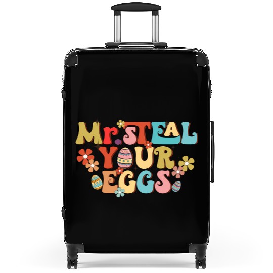 Mr Steal Your Eggs Groovy Easter Day Easter Egg Suitcases