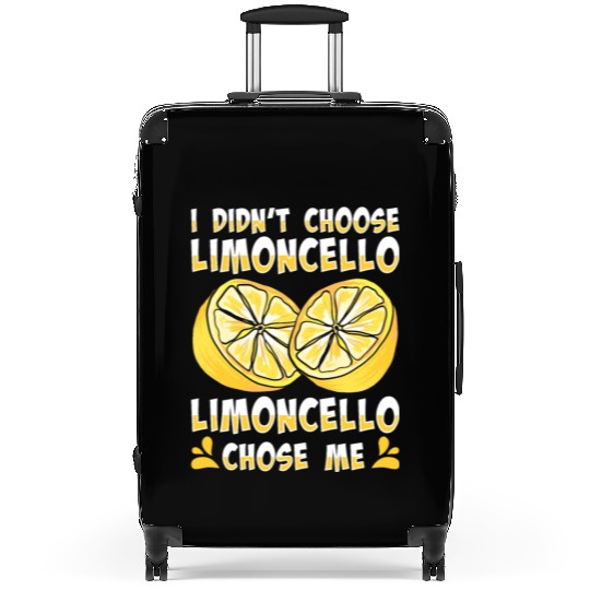 Italian Limoncello Lover Lemon Liquor Drinker Suitcases