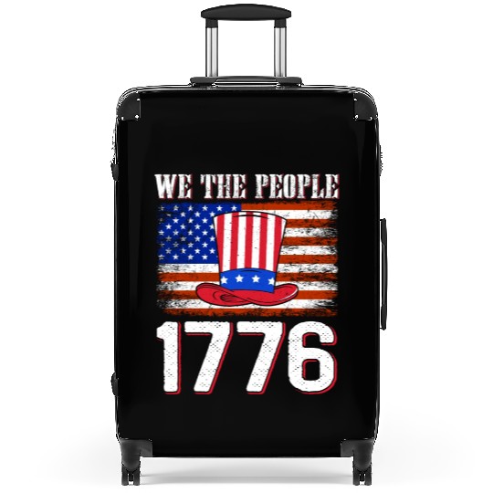 We the People 1776 Independence Day US Patriot Suitcases