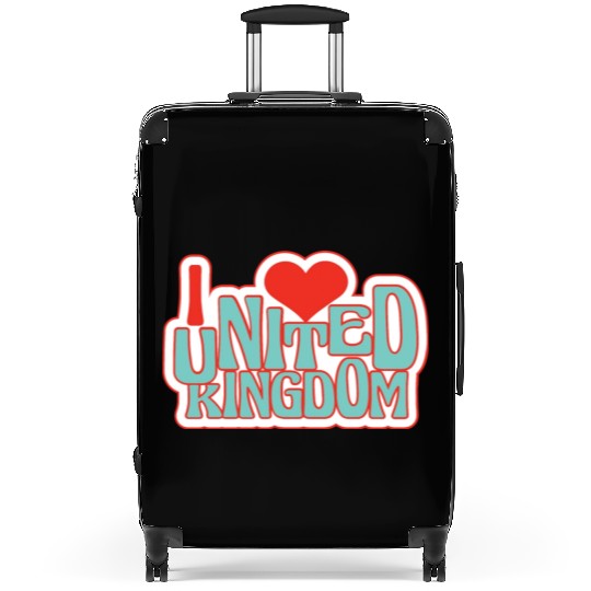 United kingdom hearts Suitcases