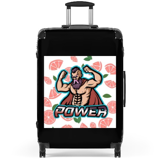 Muscle Man Design Suitcases