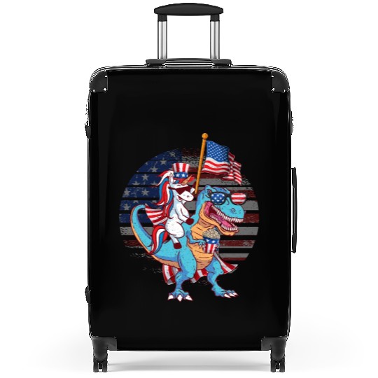 Amerisaurus Cat Lovers USA Party Independence Day Suitcases