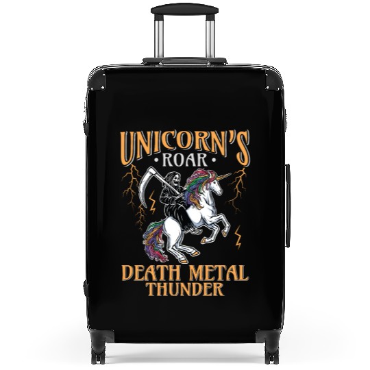 Goth Rock Satan Unicorn Festivals Death Metal Suitcases