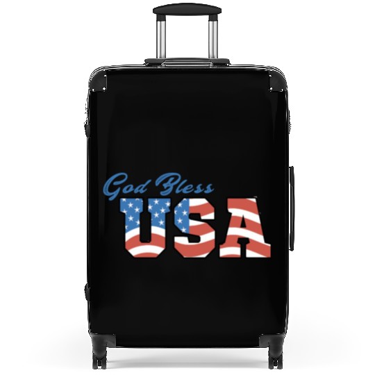 God Bless America Suitcases