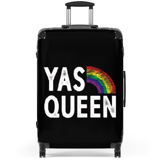 LGBT Lesbian Gay Pride Yas Queen Rainbow Flag Suitcases