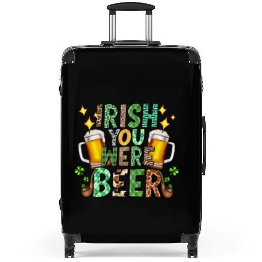 Irish You Were Beer Suitcases