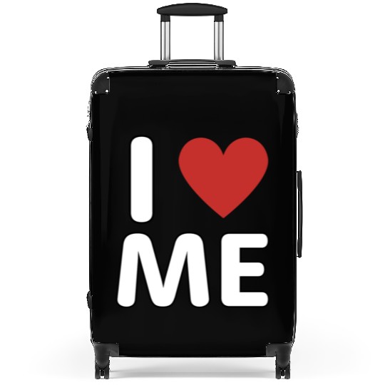 I love me green Suitcases