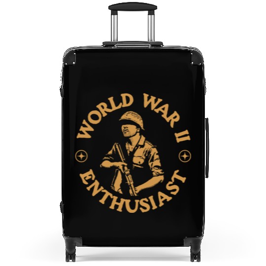 World War 2 WW2 Enthusiast Suitcases