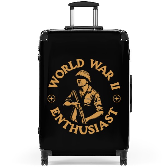 World War 2 WW2 Enthusiast Suitcases