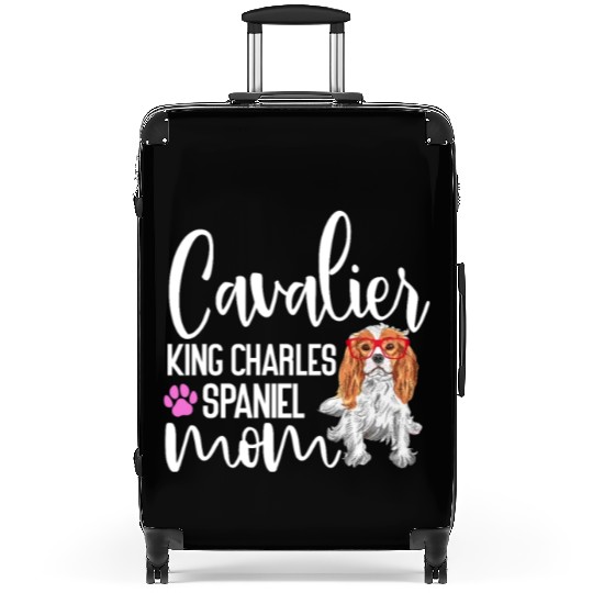 Cavalier King Charles Spaniel Mom Suitcases