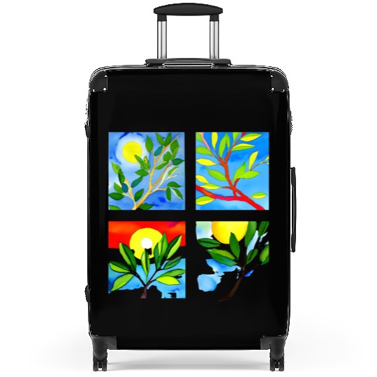 Laughing Olive Branch - Sustainable Harmony Suitcases