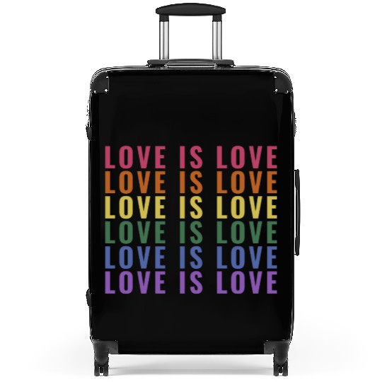 Love is Love Gay Pride Suitcases