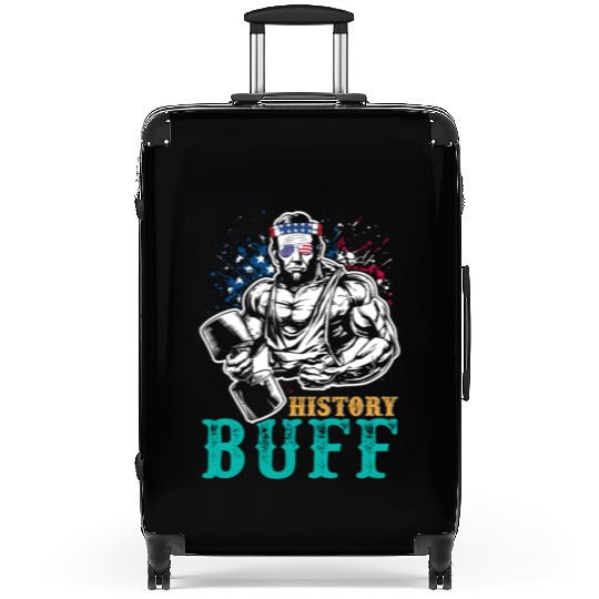 History Buff Independence Day Lincoln Patriot USA Suitcases
