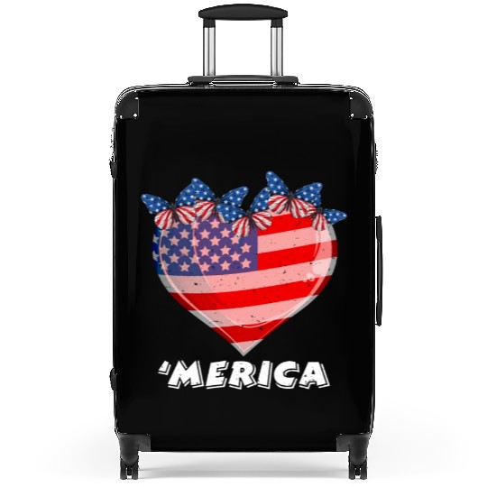 Patriotism Merica Pride US Patriots USA Fan Suitcases