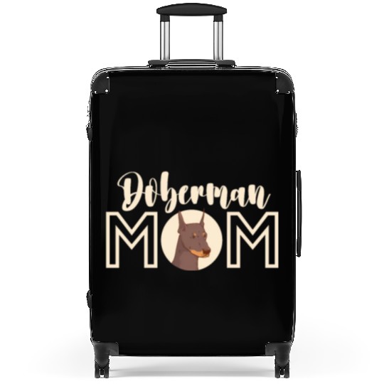 Doberman Mom Suitcases