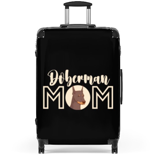 Doberman Mom Suitcases