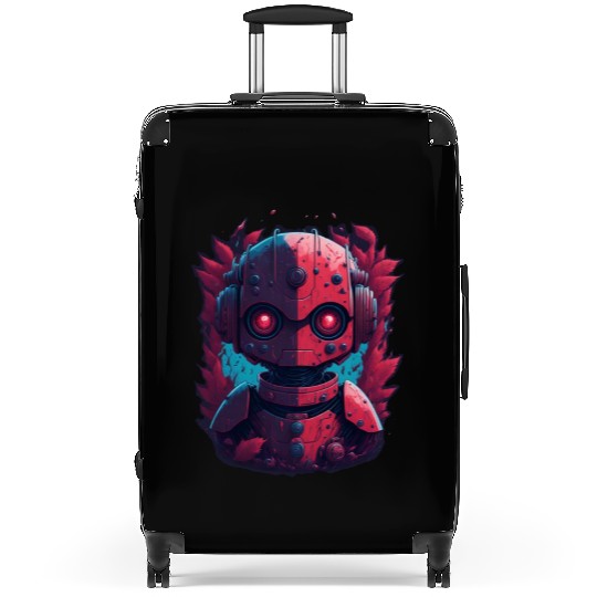 Ninja robot nice Suitcases AI design