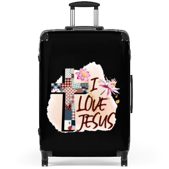I Love Jesus Suitcases