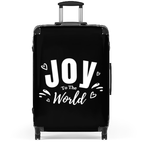 Joy To The World Suitcases