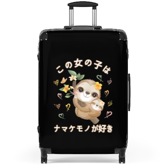 Sloth Love Mom Sloth Suitcases