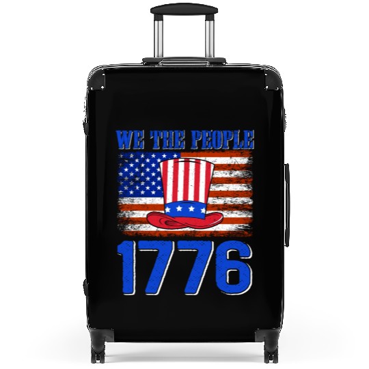 We the People 1776 Independence Day US Patriot Suitcases