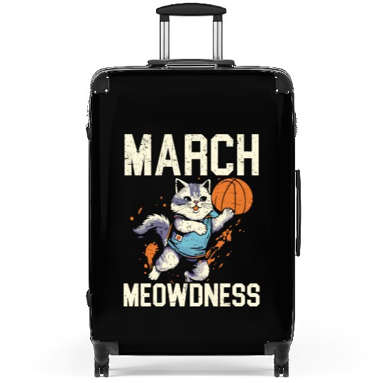 Basketball Cat Basketball Player I Love Basketball Suitcases