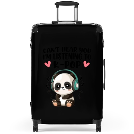Can't Hear You I am Listening to K-Pop Suitcases