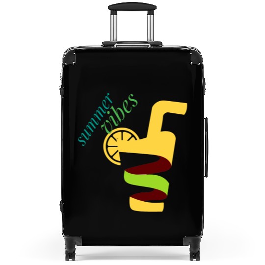 Cool lemon drink summer design Suitcases
