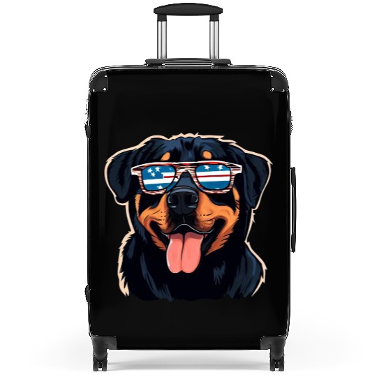 Rottweiler Puppy Suitcases