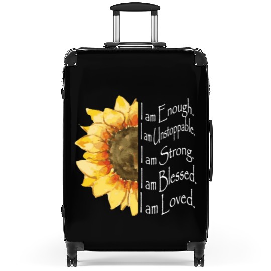 Sunflower - I Am Enough - Sunflower Suitcases