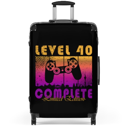 40th Birthday Gaming Level 40 Complete Gamer Suitcases