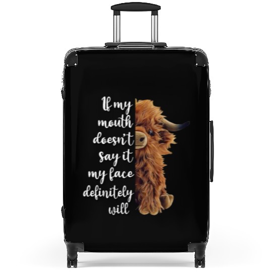 Scottish Highland Cow Suitcases