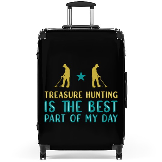 Treasure Hunting Metal Detecting gift travel green Suitcases