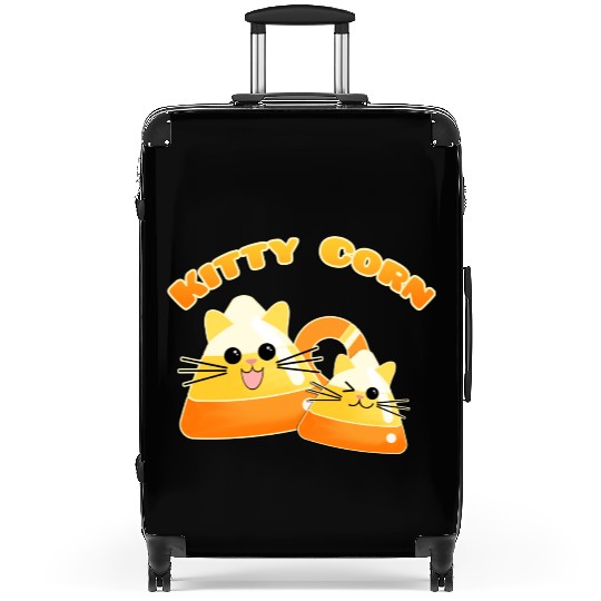 Kitty Candy Corn Suitcases