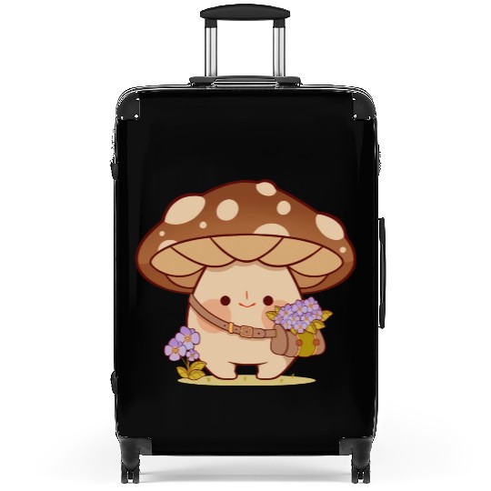 Flower Picking Mushroom Suitcases
