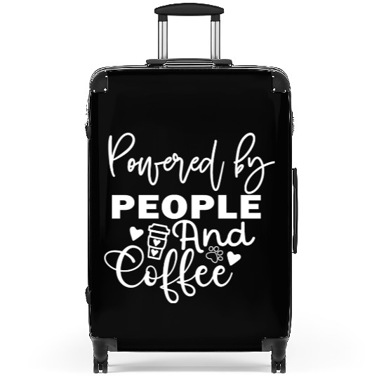Powered by People and Coffee Suitcases
