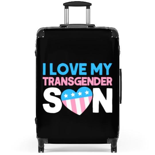 Gay Pride I Love My Transgender Son Trans LGBT Suitcases