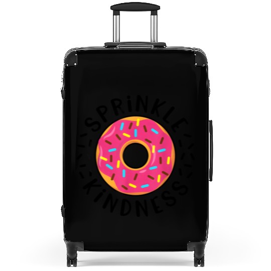 Donut Sprinkle Kindness Funny Girls Doughnut Lover Suitcases