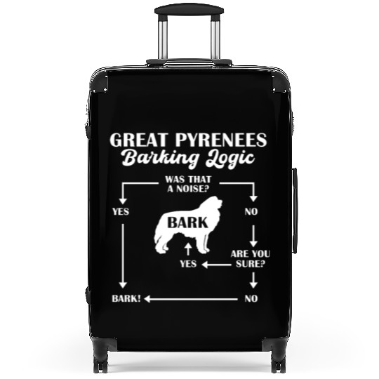 Great Pyrenees Barking Logic Suitcases