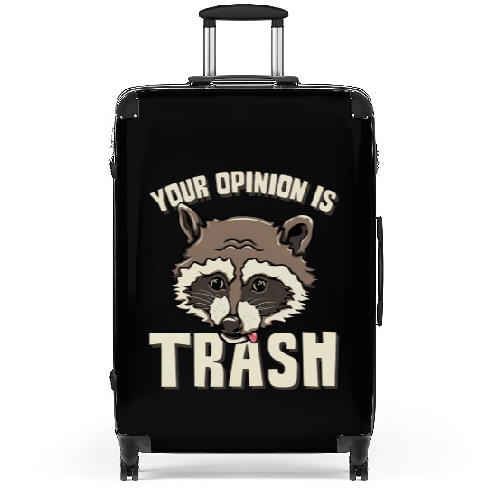 Raccoon Trash Panda Meme Garbage Humor Suitcases