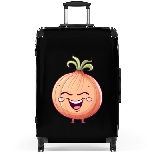 Onion Vegetable Vegan Farmer Funny Cute Love Suitcases