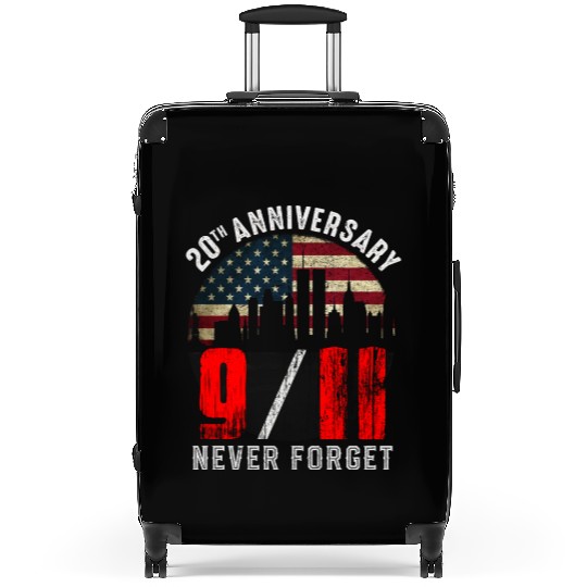 Vintage 20th Anniversary 911 Never Forget 2001 Suitcases