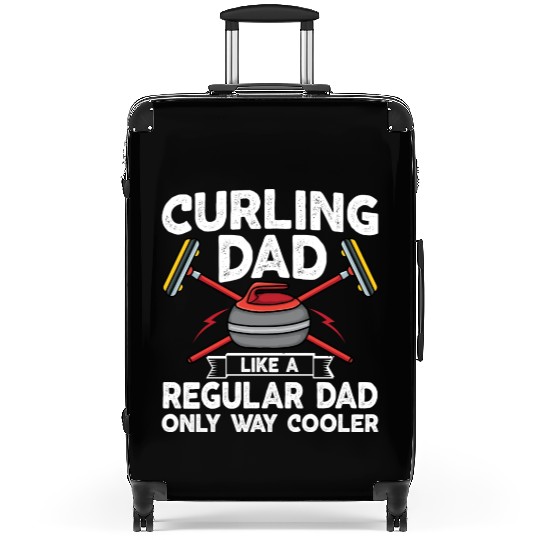 Curling Dad Like A Regular Dad But Cooler Retro Suitcases